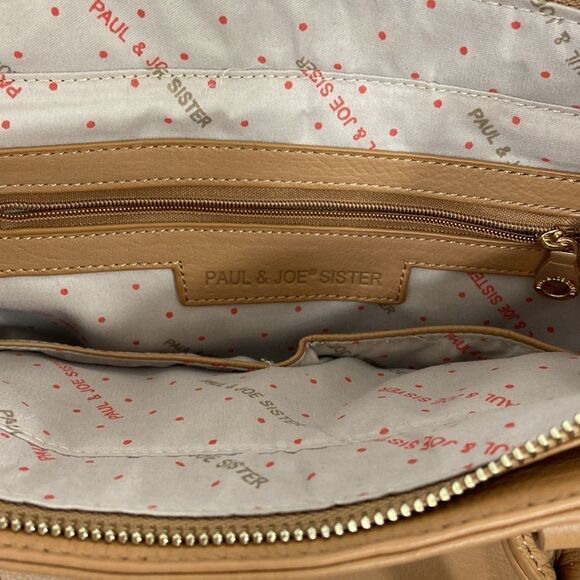 Paul & Joe Bag  Crossbody "Sister" Tan Leather Bag Detachable Strap~ Nwot - Picture 9 of 9